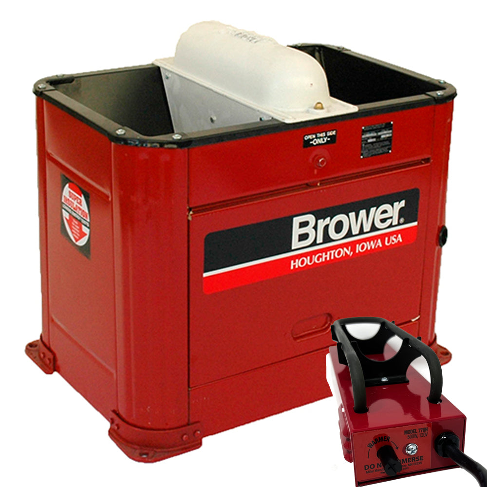 Brower MH30E Steel cattle heated waterer