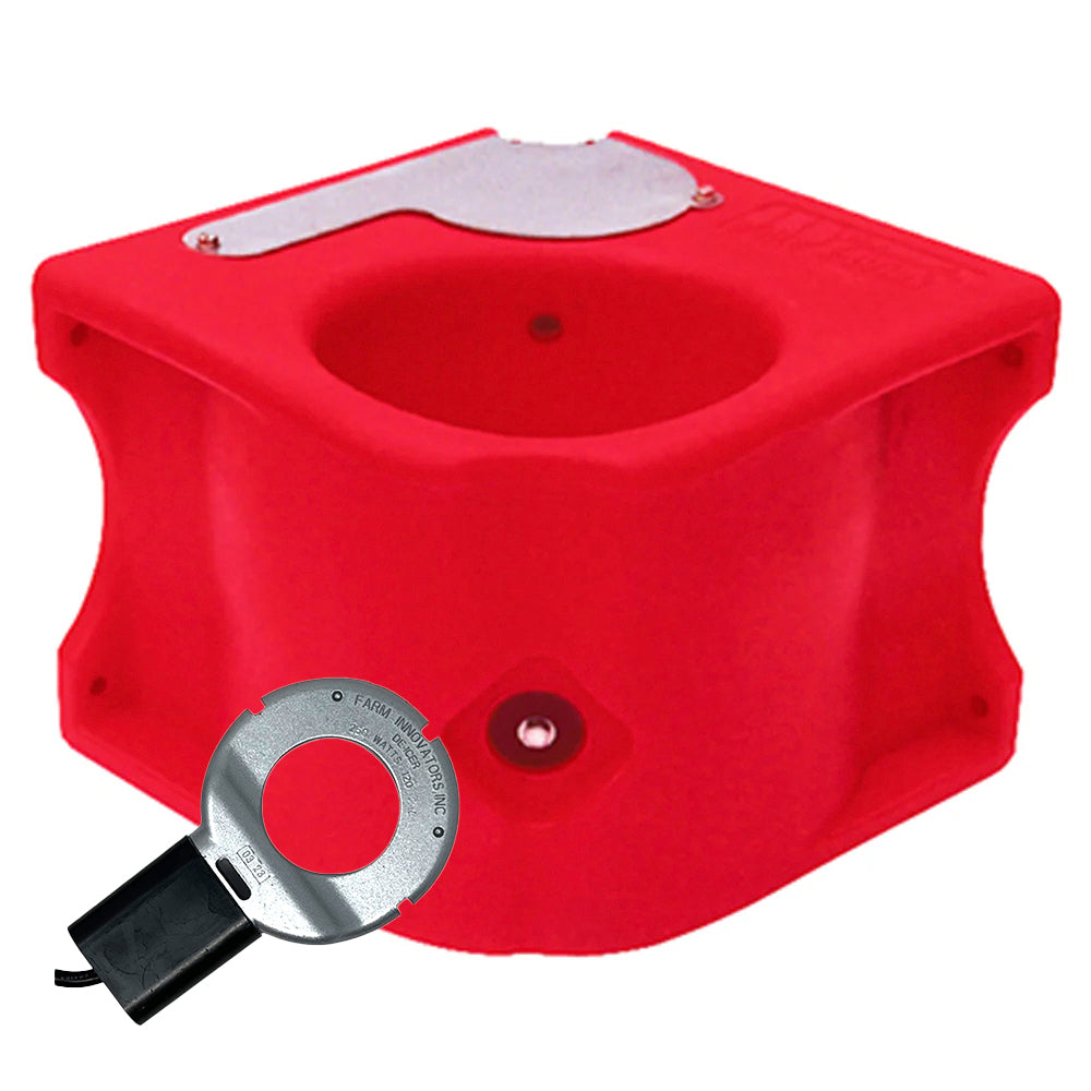 Pride of the Farm and Brower box stall in red, heated model