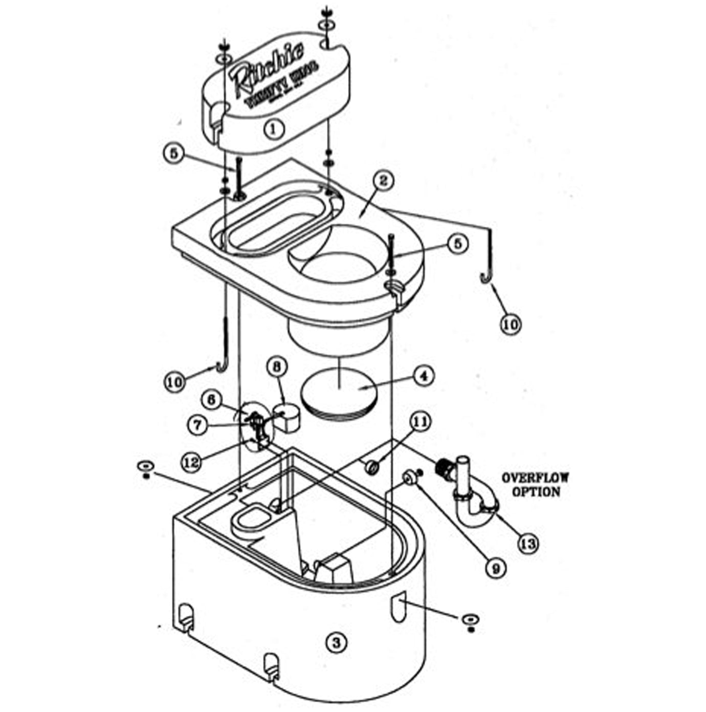 Ritchie old style ct1 diagram automatic waterer