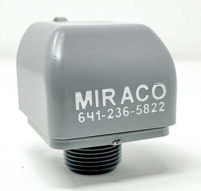 Miraco High-Pressure Valve - Gray 521 40-80 PSI.