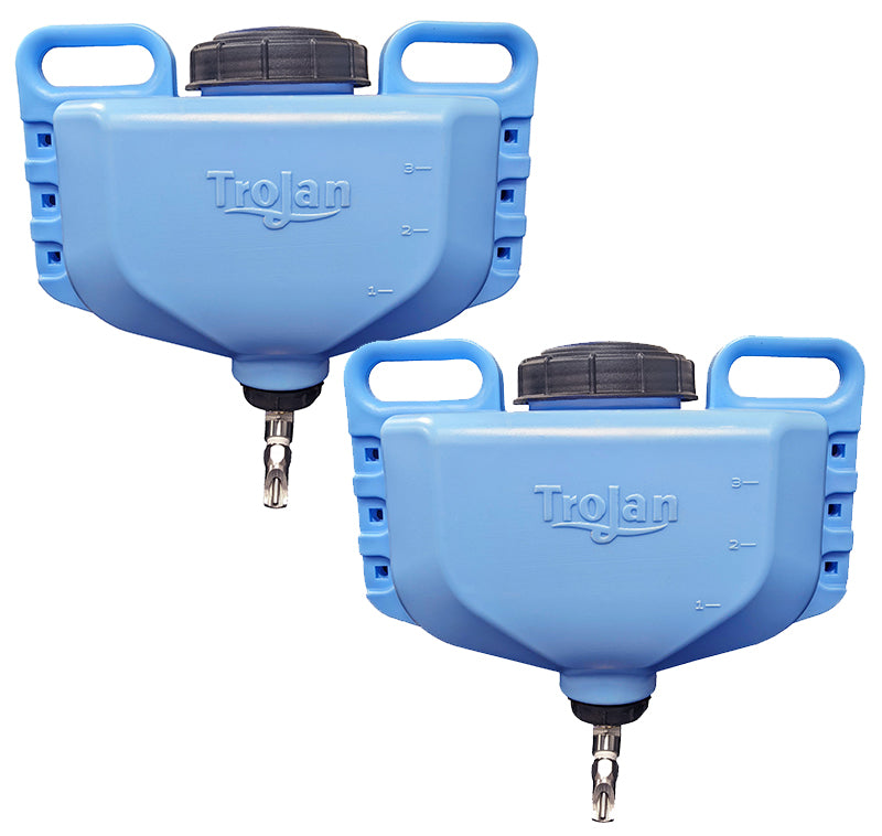 Trojan 4 gallon pen waterer 2 pack