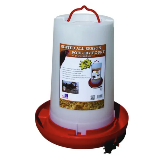 Farm innovators heated poultry fountain HPF-100