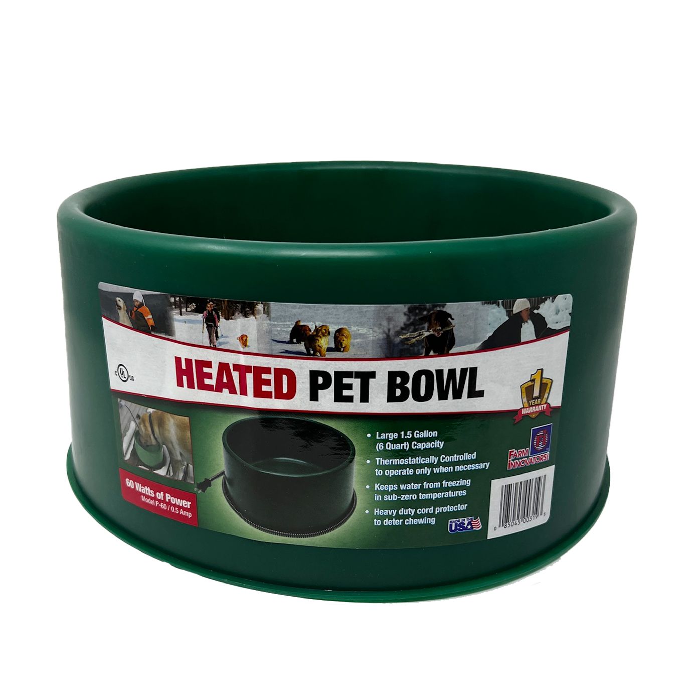 The heated pet bowl by farm innovators 