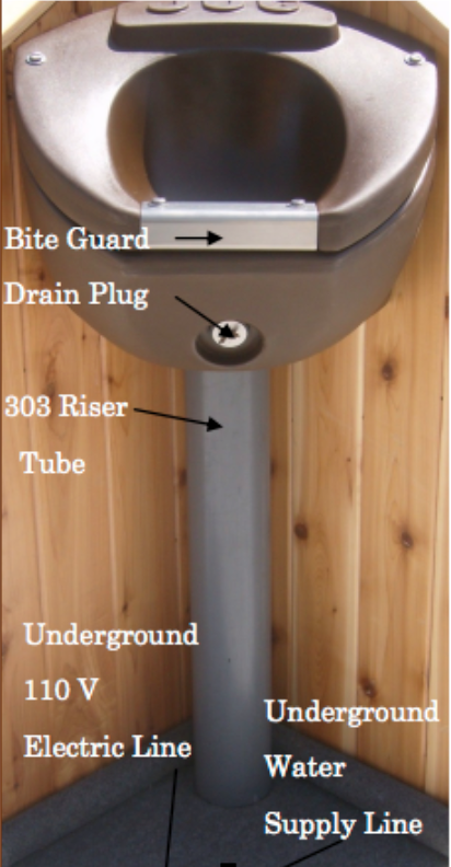 JUG 303 Stall Fount Flat Back Heated 13343