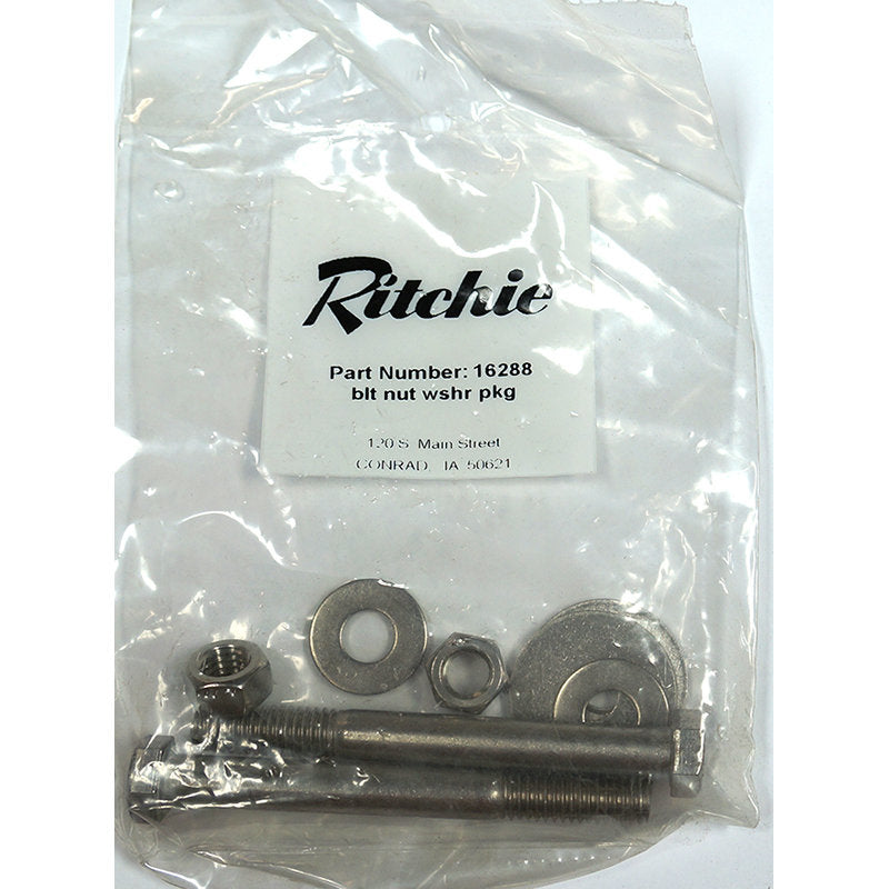 Ritchie part 16288 bolt nut washer package